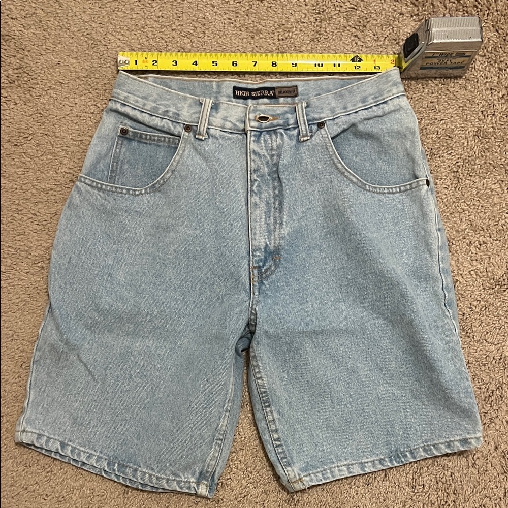 Vintage High Sierra Women's Light Blue High Waist Shorts